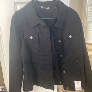 Black Jean jacket size XL NWT